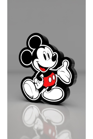 Micky Fare Dekoratif Aydınlatma Led Gece Lambası Çok Renkli