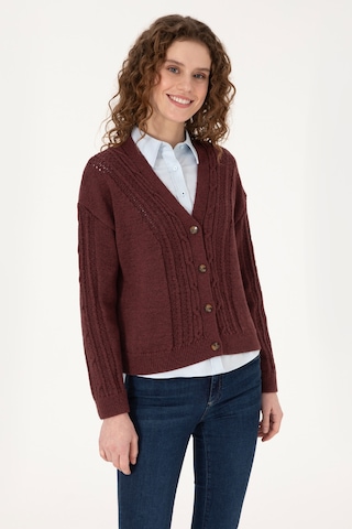 U.S. Polo Assn. U.s. Polo Assn. Kadın Plum Hırka Triko 50309657-vr177 New Plum