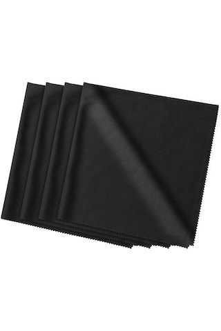 4 Adet Büyük Boy Xxl Mikrofiber Gözlük Tablet Telefon Temizleme Mendili 40 40 Cm