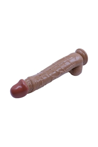 Zaga Oyun 23,8cm Kahverengi Dildo No:56