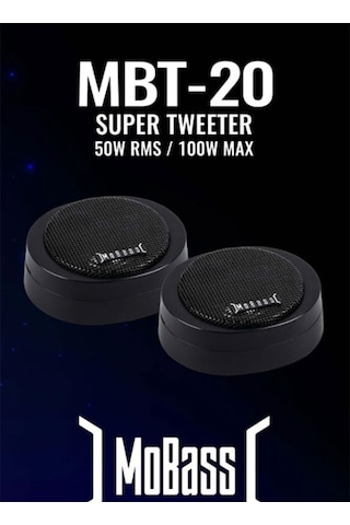 Mbt-20 20mm Dome Tweeter 50w Rms Power 100w Max Power 2li Takım