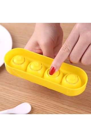 Pxcl Onigiri Pirinç Topu Kalıbı Taşınabilir Mutfak Aleti Deniz Yo Sarı