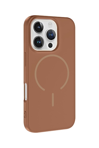 Apple Uyumlu iPhone 16 Pro Max Kılıf M-safe Şarj Özellikli Sys Meta Kapak - Siyah Siyah