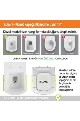 Urban Yavaş Kapanan Klozet Kapağı Diğer
