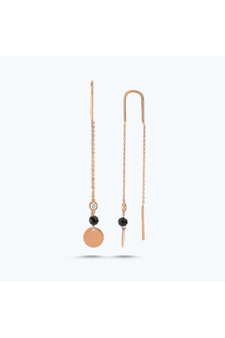 Altınbaş Pırlanta Spinel Taşlı Küpe INT137P-14K