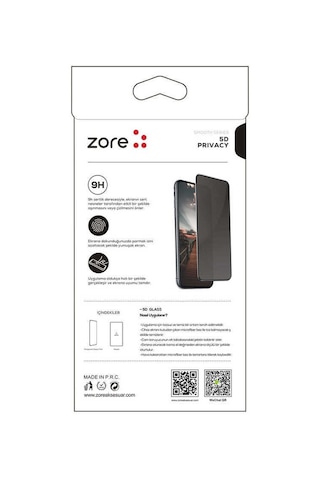 Zore Galaxy A53 5g Uyumlu New 5d Privacy Temperli Ekran Koruyucu