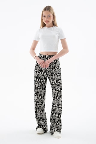 Fashion Friends Bayan Pantolon 25y0179k1 Siyah Siyah