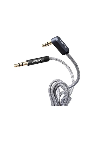 Sh Philips Swr2114f/93 3.5mm Aux Ses Kablosu 1.5 Metre L Tipi Konnektör Örgülü Zırhlı Najmaddin