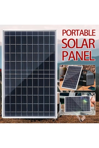 Elmpaly Güneş Panel Kiti 12v/24v Çoklu Çıkışlı Taşınabilir Şarj Kontrollü Dc Model