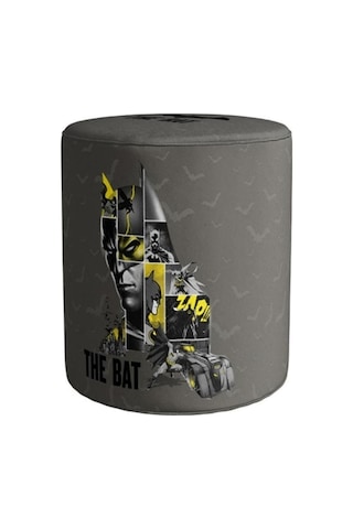 The Bat Puf Warner Bros Lisanslı Ürün, Süet Kumaş, Uluslararası Solmama Sertifikası Çok Renkli