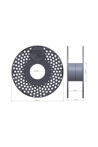 Azurefilm Pla Silk 1.75mm Hawaii Mavisi 1000g Filament
