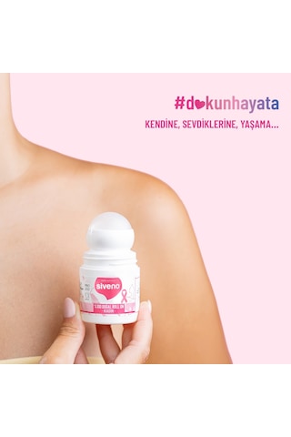 Siveno %100 Doğal Roll On Kadın Deodorant Ter Kokusu Önleyici Bitkisel Leke Bırakmayan Vegan 50 ML