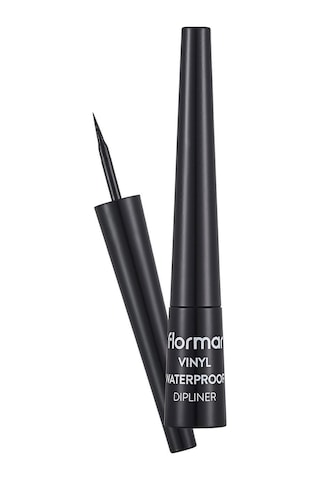 Flormar Suya Dayanıklı Parlak Dipliner (SİYAH) - Waterproof Dipliner - 001 Black - 8690604536498