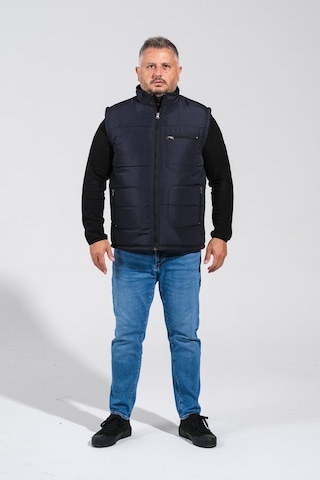 Derin Mavi Çok Cepli Günlük - İş Yeleği Xl-10xl Arası Bedenler Lacivert