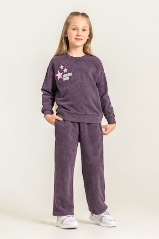 Rolypoly Kız Çocuk Creative Mood Mor Eşofman Takımı Rp3927-c-v2 Rp3927-c-v2