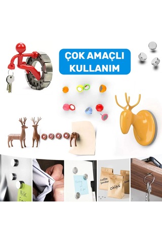 Ø10x1,5 Mm Neodyum Mıknatıs 25 Adet Set
