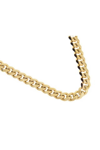 Erkek 6 Mm Çelik Zincir Kolye Gold Gold