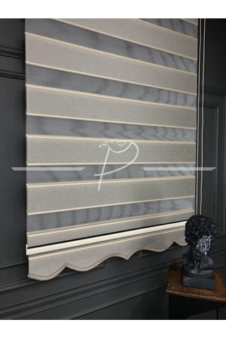 Zebra Perde Plise Blackout 3 Renk Seçeneği Çok Renkli