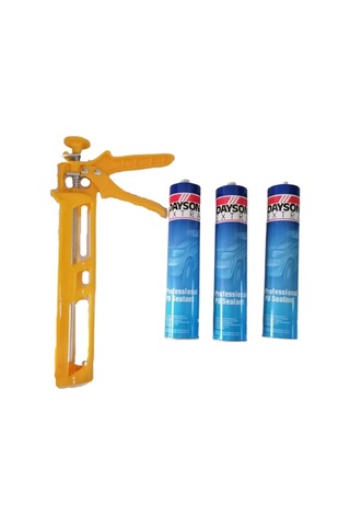 Dayson Beyaz Mastik 3 Adet & Silikon Tabanca