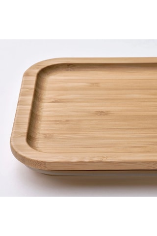 Ikea 365+ Bambu Kavanoz Kapağı 21 X 15 Cm Kahverengi
