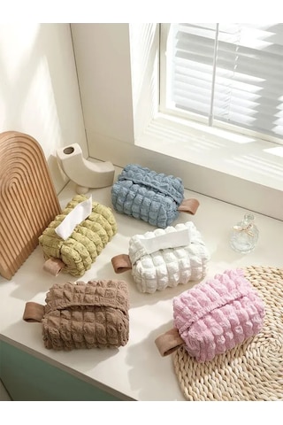 Yifomall Şık Ve Pratik Yeşil Peçetelik - Mutfak Ve Araç İçin Zarif Çözüm Açık Yeşil