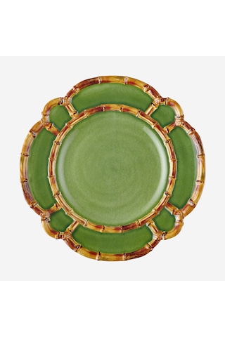 Yeşil Melamin Yemek Tabağı 28 Cm