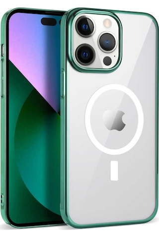 Apple Uyumlu iPhone 13 Pro Kilif Zore Pixel Magsafe Sarj Özellikli Kilif 562587608