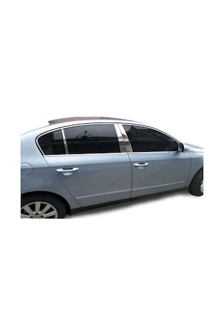 VW Passat B6 Krom Cam Direği 6 Parça 2005-2010 Kapı Direği Pas.Çe