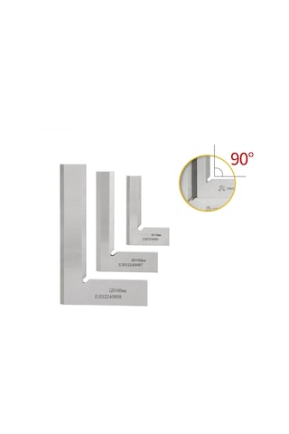 Venoa Endüstriyel Kıl Gönye 75x50 Mm