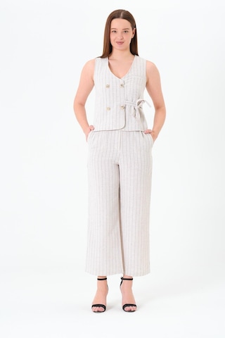 Sortie Collection Seyyar Kemerli Pantolon Bej