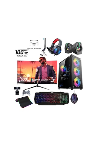 Izoly ST02469 i5-3470 16 GB 256 GB SSD 1 TB HDD GT740 4 GB 24" Free Dos Masaüstü Oyuncu Bilgisayarı