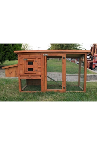 Lüks Ahşap Tavuk Kümesi 10  Tavukluk