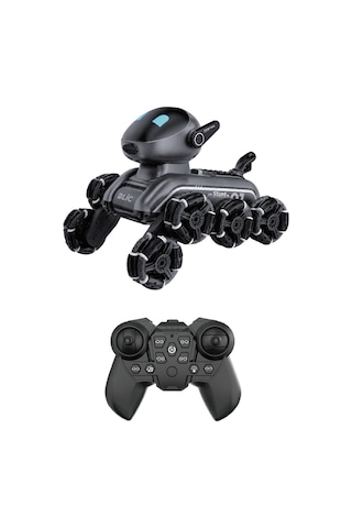 Blıc Brb3 Aı Robot Dog Akıllı Robot Köpek 2.4ghz Uzaktan Kumandalı, 360 Omni Tekerlekli, Drift Ve Gri