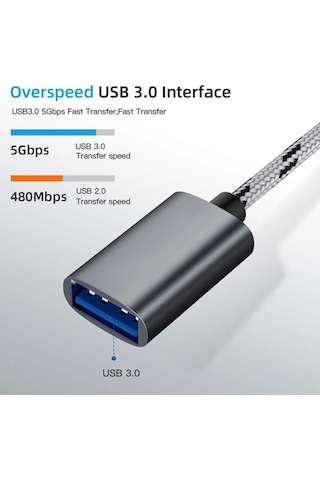 Alfais 4901 Usb 3.0 Otg To Type C Micro Usb Çevirici Adaptör