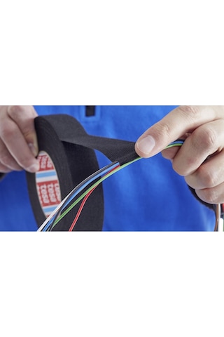 Bez Bant, Pet Tüylü, Isı Dayanımlı, Siyah, 15m X 19mm