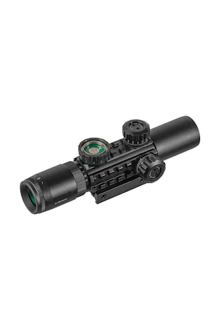 C3-9x26eg Raylı Çift Işıklı Dürbünü 11mm/22mm Açık Sarı