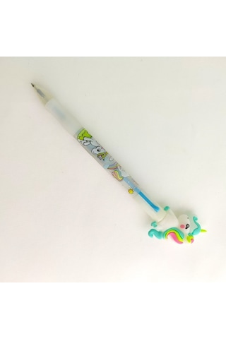 Unicorn Başlıklı 2 Renk Tükenmez Kalem Yeşil