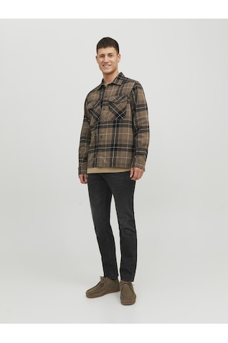 Jack & Jones Erkek Mike Original 425 Comfort Fit Jean Black Denim