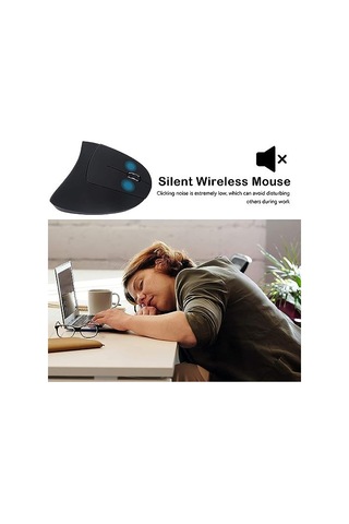 Geeroyoo "dikey Kablosuz Fare - 1600 Dpı, 6 Tuşlu, Şarj Edilebilir, Pc/mac Uyumlu, Ergonomik Tasarım" 001