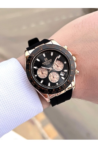 Naviforce Silikon Kordon İç Fonksiyonları Aktif 3 Atm Suya Dayanıklı Erkek Kol Saati E.n8054.rs