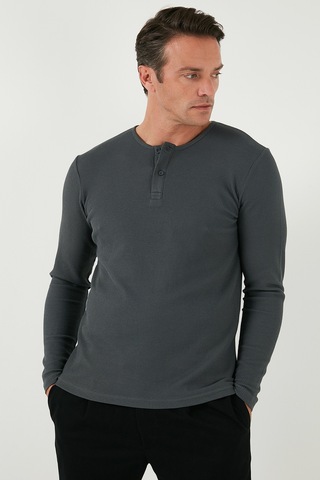 Buratti Erkek Sweat 5905070 Antrasit Antrasit