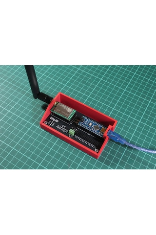 Lora Haberleşme Modülü Için Lora-nano Geliştirme Kiti V3 - Kırmızı Kutulu Lora Ve Arduino Nano Dahil