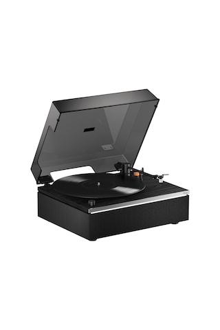 Hym s Lumi-s Siyah Dahili Bluetooth Hoparlörlü Retro Pikap Plakçalar