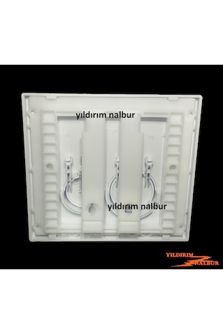 Sanica Gömme Rezervuar Buton Düğmesi Çiftli Beyaz Renk Sanica