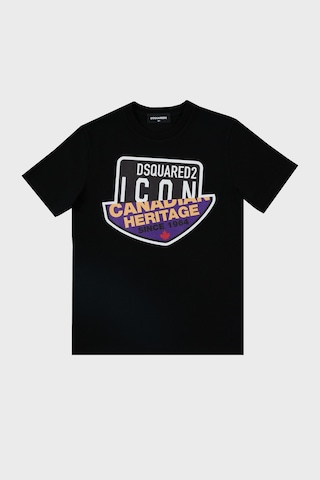 Dsquared2 Çocuk T Shirt Dq0244-d002f Black Siyah