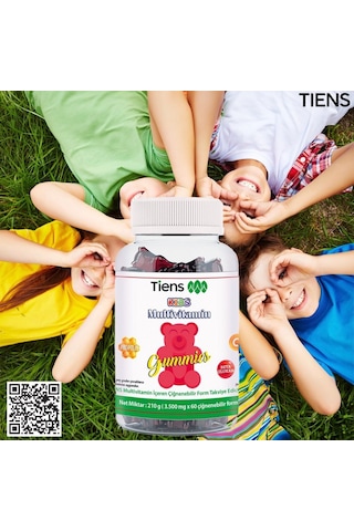Tiens Gta Kids Multivitamin İçeren Çiğnenebilir Takviye Edici Gıda 60 Tablet