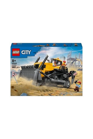 Sarı Buldozer İnşaat Temalı Yaratıcı Oyuncak 8 Yaş Ve Üzeri İçin