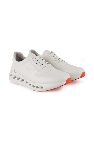 Libero L5984 Antik Deri Erkek Sneaker - Boşluklu Eva Tabanlı Hafif Günlük Spor Ayakkabı Beyaz