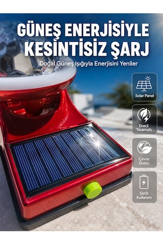 Taşınabilir Solar Led Parti Lambası Usb Şarjlı Renkli Dekoratif Aydınlatma Diğer