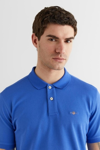 Gant Erkek Mavi Regular Fit Logolu Polo Yaka T-shirt-14705